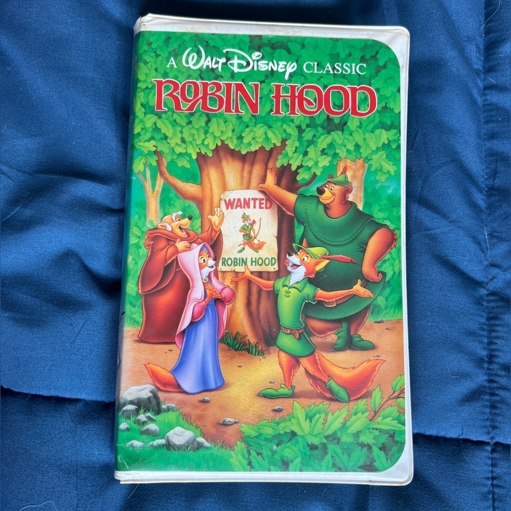 Disney VHS | Robin Hood (Black Diamond Edition) Classic 1991